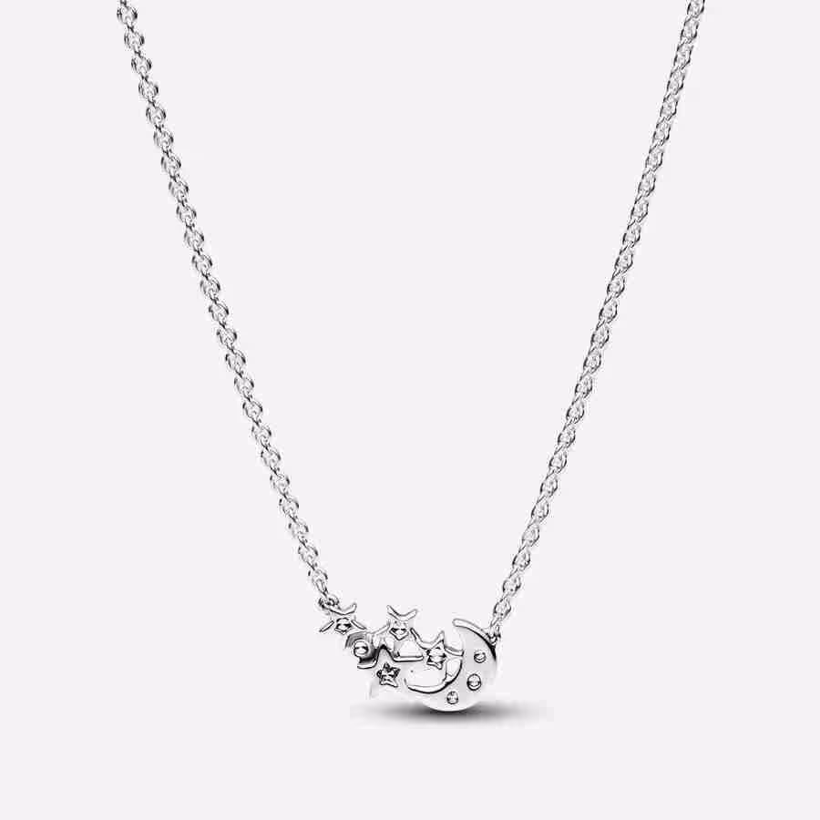 Collana Luna Crescente e Stelle_2