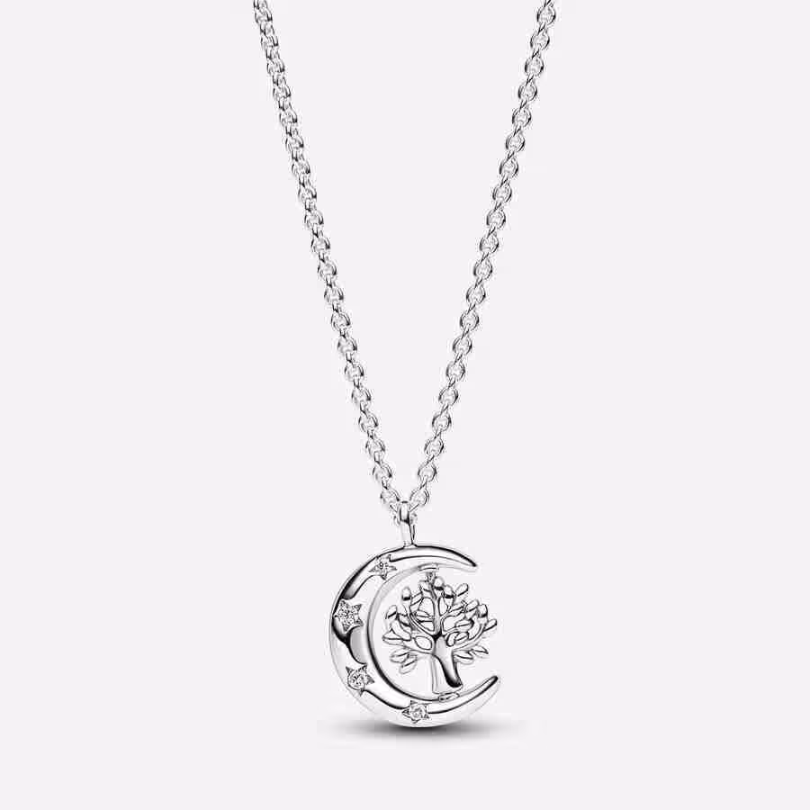 Collana Luna e Albero della Famiglia Collana Luna e Albero della Famiglia