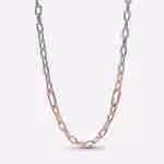 Collana Maglia Link Small Pandora ME-Placcato oro rosa_5