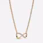 Collana Nodo Infinito-Placcato oro Collana Nodo Infinito