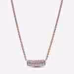 Collana Pavè Fascia Doppia Collana Pavè Fascia Doppia