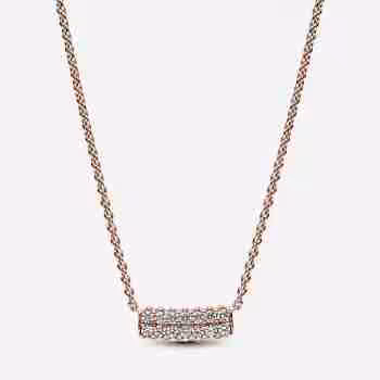 Collana Pavè Fascia Doppia