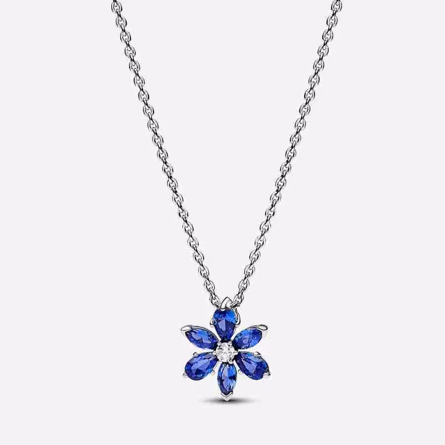Collana Pendente Herbarium Fiore Blu Collana Pendente Herbarium Fiore Blu