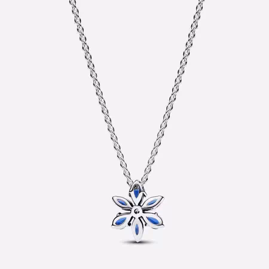 Collana Pendente Herbarium Fiore Blu_3