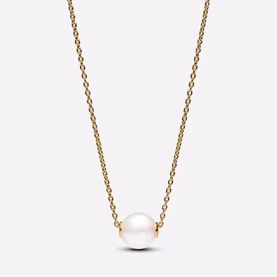 Collana Perla d’Acqua Dolce Coltivata-Placcato oro Collana Perla dAcqua Dolce Coltivata Placcato oro