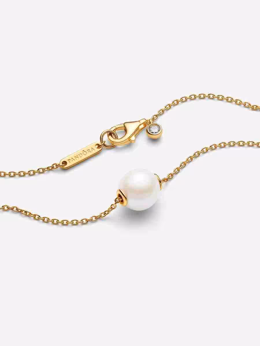 Collana Perla d’Acqua Dolce Coltivata-Placcato oro_1