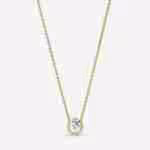 Collana Punto Luce Scintillante-Placcato oro Collana Punto Luce Scintillante-Placcato oro