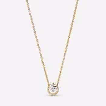 Collana Punto Luce Scintillante-Placcato oro