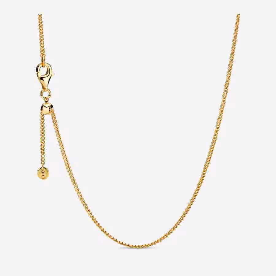 Collana a Catenina-Placcato oro Collana a Catenina Placcato oro