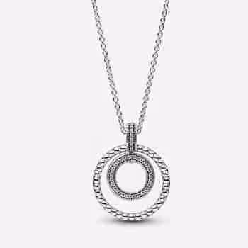 Collana con Pavé e Sfere