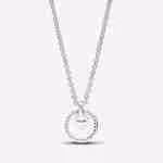 Collana con Perla d’Acqua Dolce Coltivata e Pavè