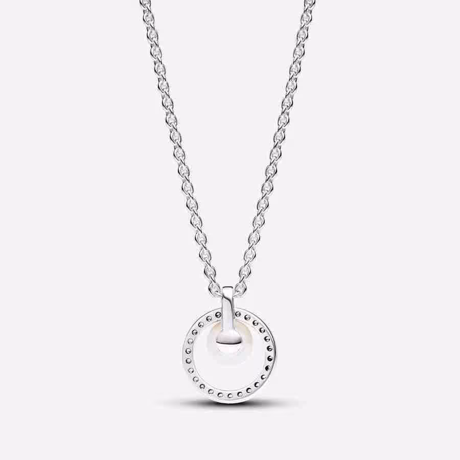 Collana con Perla d’Acqua Dolce Coltivata e Pavè_1