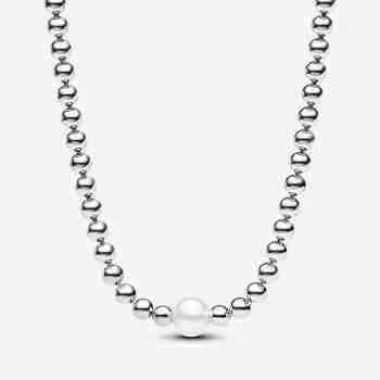 Collana con Perla d’Acqua Dolce Coltivata e Sfere