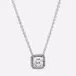 Collana con Punto Luce Quadrato