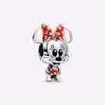 Disney, Charm Minnie con Vestito e Fiocco a pois Disney, Charm Minnie con Vestito e Fiocco a pois