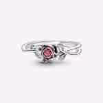 Disney, La Bella e la Bestia, Anello Rosa Incantata