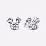 Disney, Orecchini Scintillanti Mickey Mouse e Minnie Mouse
