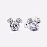 Disney, Orecchini Scintillanti Mickey Mouse e Minnie Mouse Disney, Orecchini Scintillanti Mickey Mouse e Minnie Mouse