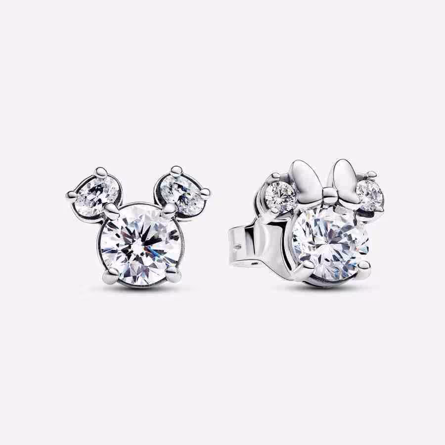 Disney, Orecchini Scintillanti Mickey Mouse e Minnie Mouse Disney Orecchini Scintillanti Mickey Mouse e Minnie Mouse