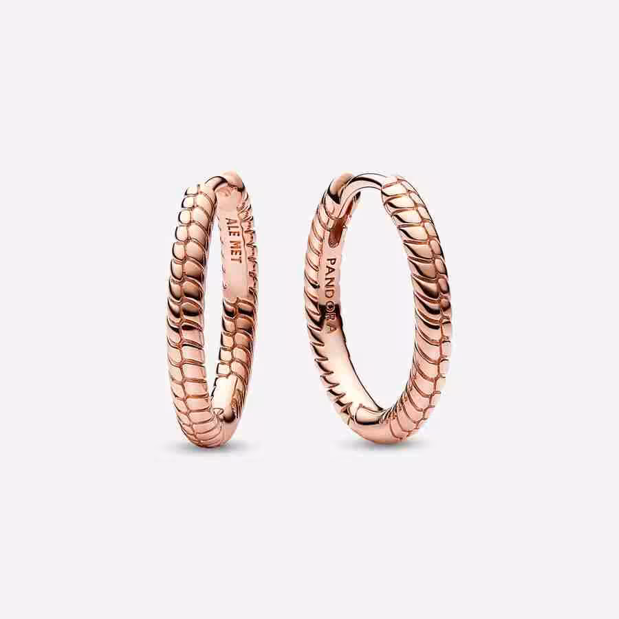 Orecchini Cerchi Componibili Piccoli-Placcato oro rosa Orecchini Cerchi Componibili Piccoli Placcato oro rosa