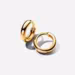 Cerchi Huggie Piccoli-Placcato oro Orecchini Cerchi Huggie Piccoli-Placcato oro