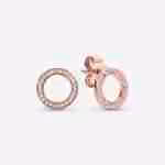 Orecchini Cerchio-Placcato oro rosa Orecchini Cerchio-Placcato oro rosa