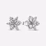 Orecchini Herbarium Fiori Luminosi con Sfere- Argento sterling