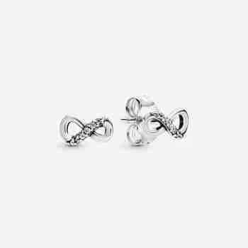 Orecchini Infinito-Argento sterling