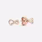 Orecchini Infinito-Placcato oro rosa Orecchini Infinito-Placcato oro rosa