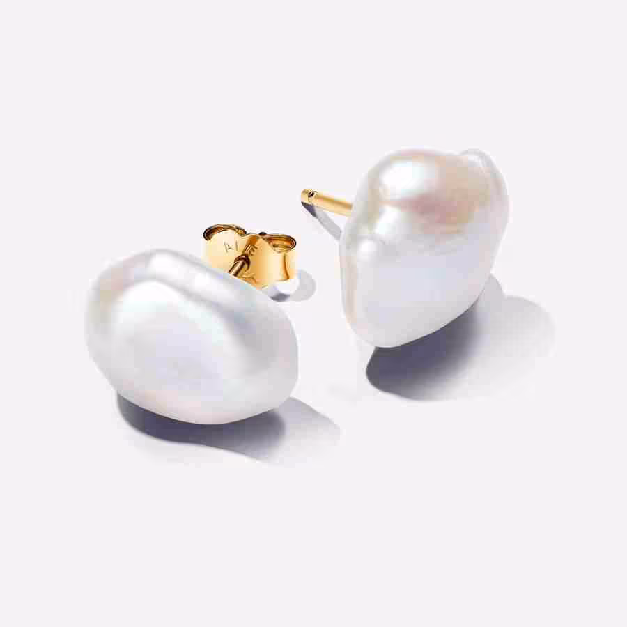 Orecchini Perle Barocche d’Acqua Dolce Coltivate Orecchini Perle Barocche dAcqua Dolce Coltivate