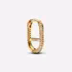 Orecchino Link Pavè -Placcato oro Orecchino Link Pavè Pandora ME-Placcato oro