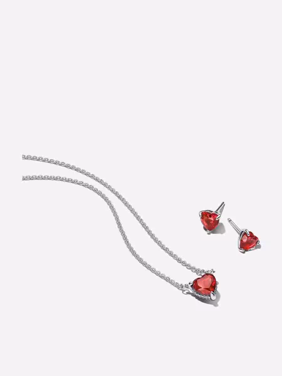 Parure Cuori Rossi Parure Cuori Rossi