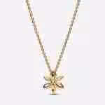 Collana Pendente Herbarium Fiore Luminoso-Placcato oro