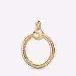 Pendente O Piccolo-Placcato oro Pendente Pandora O Piccolo-Placcato oro