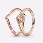 Set Anelli Desiderio Rosa