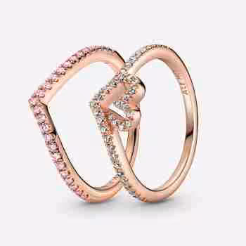Set Anelli Desiderio Rosa