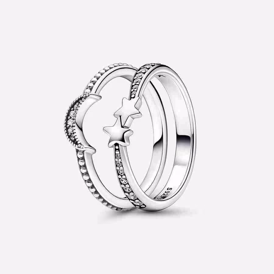 Set Anelli Luna e Stelle Set Anelli Luna e Stelle
