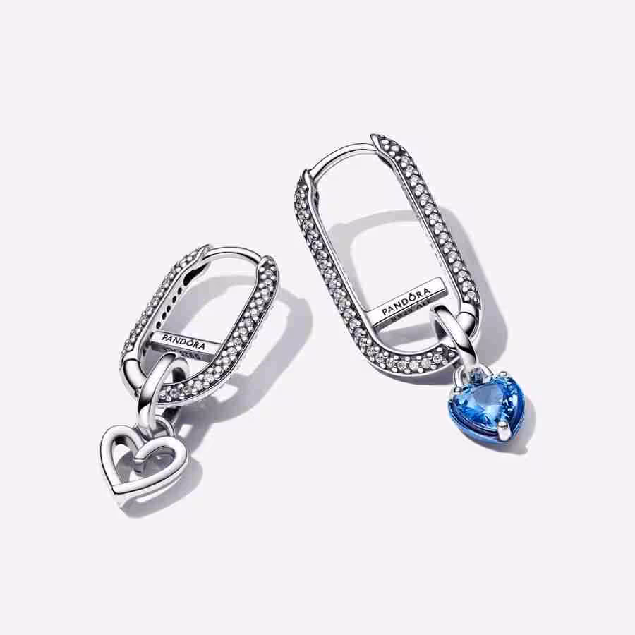Set Orecchini Link con Cuori Pandora ME Set Orecchini Link con Cuori Pandora ME