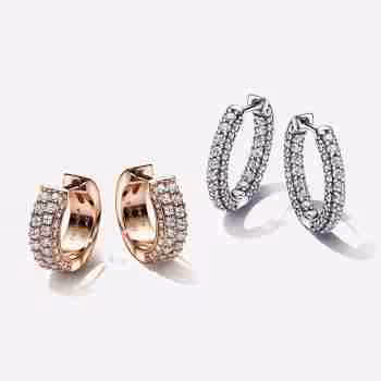 Set Orecchini Pavè