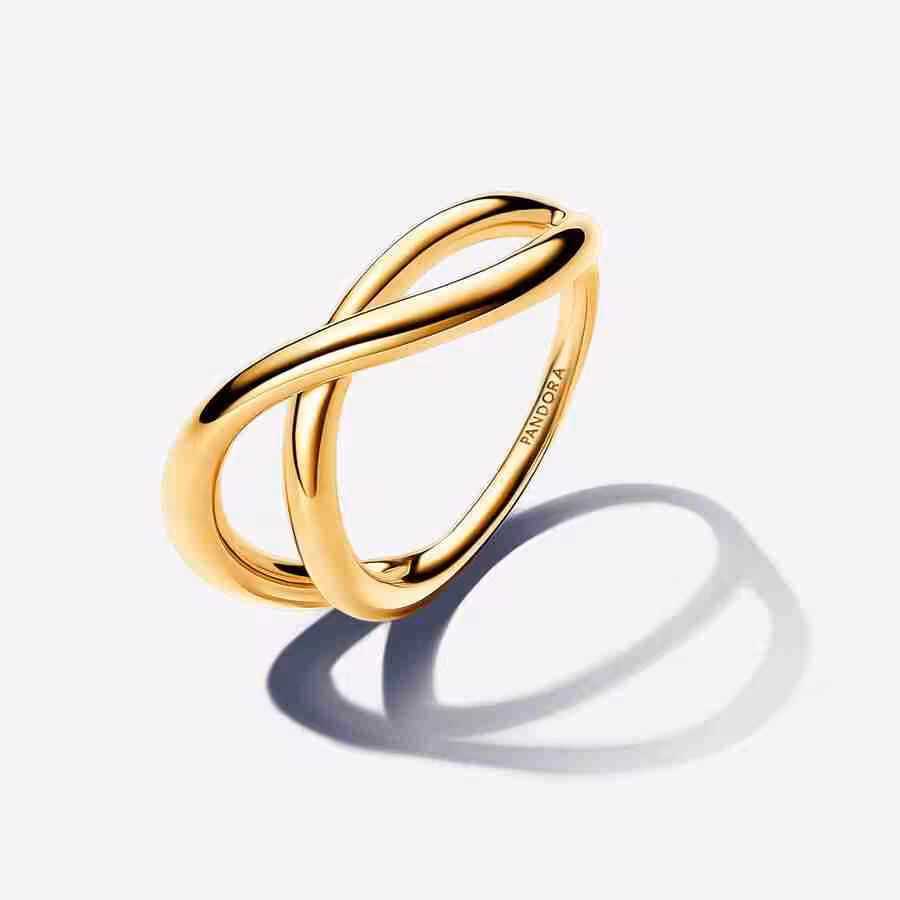 Anello Infinito Linea Sinuosa-Placcato oro_2 (2) Anello Infinito Linea Sinuosa Placcato oro 2 2
