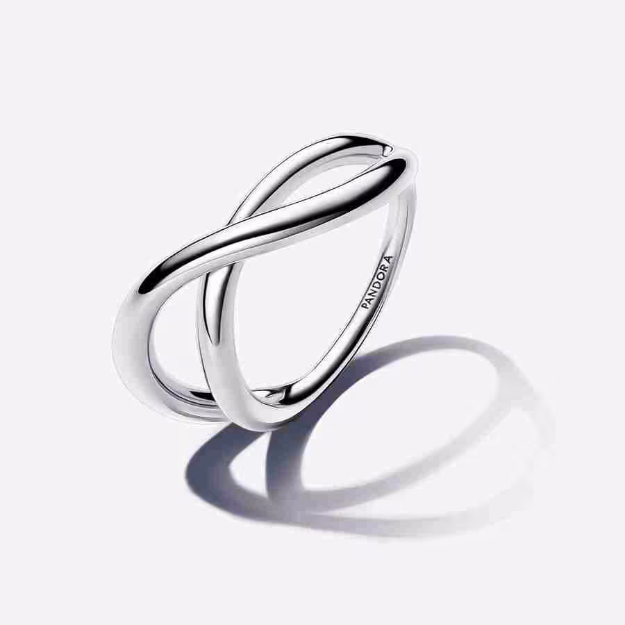 Anello Infinito Linea Sinuosa Anello Infinito Linea Sinuosa