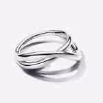Anello Infinito Linea Sinuosa