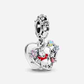 Charm pendente Disney, Pendente Winnie e Pimpi,Winnie the Pooh