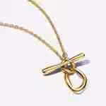 Collana Chiusura a T Linea Sinuosa Collana Chiusura a T Linea Sinuosa