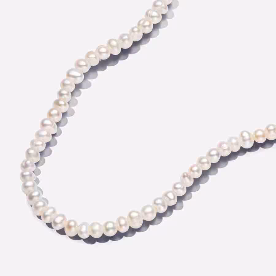 Collana Filo di Perle d'Acqua Dolce Coltivate Collana Filo di Perle dAcqua Dolce Coltivate