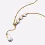 Collana Regolabile con Perle d’Acqua Dolce Coltivate Collana Regolabile con Perle d’Acqua Dolce Coltivate