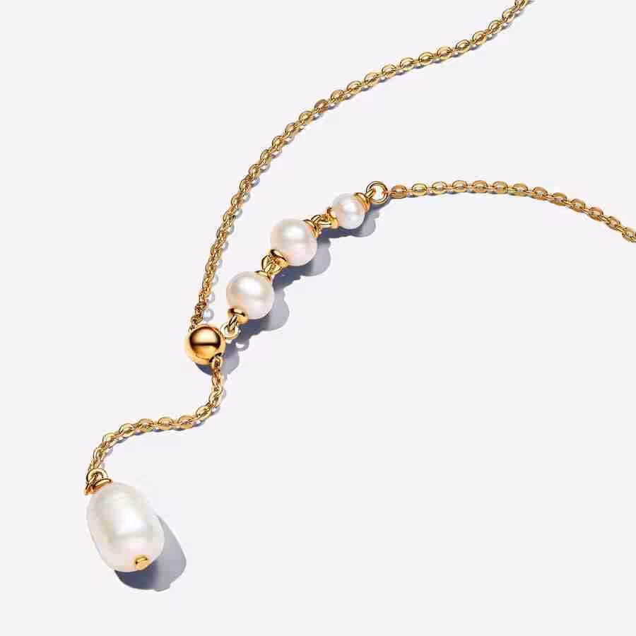 Collana Regolabile con Perle d’Acqua Dolce Coltivate Collana Regolabile con Perle dAcqua Dolce Coltivate