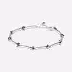 Bracciale Rigido con Pietre Blu Bracciale Rigido con Pietre Blu