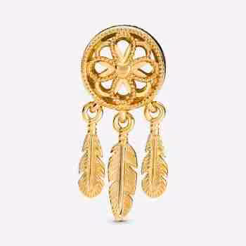 Charm Acchiappasogni-Placcato oro