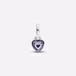Charm Mini Pendente Blue Chakra Heart Pandora ME-Blu